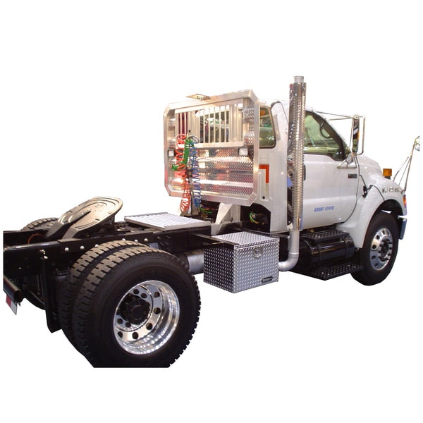 Truck Box, Underbody, Diamond Tread Aluminum, 24