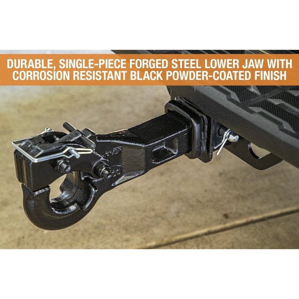 Long-Body Pintle Hook, Receiver-Mount