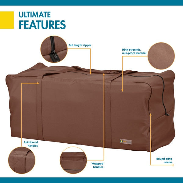 Ultimate Mocha Patio Cushion Storage Bag, Ultimate, 19