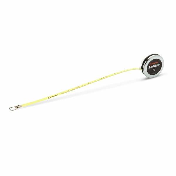 6 ft Wrap-a-Round/Diameter Tape Measure, 1/4 in Blade