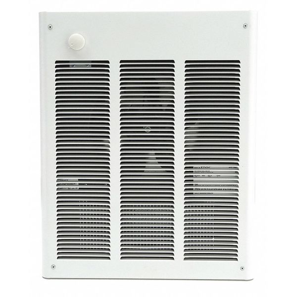 Recessed Electric Wall-Mount Heater, Recessed or Surface, 1500 W