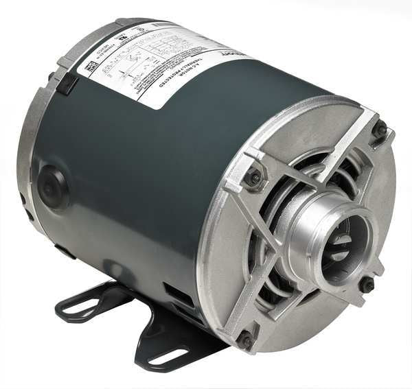 Pump Motor, Split Ph, 1/3 HP, 1725,115V, 48Y
