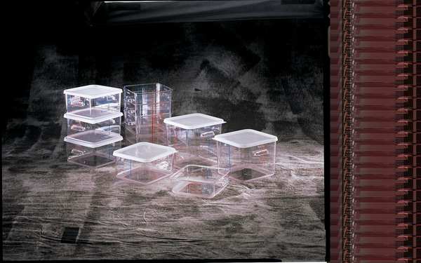 Square Storage Container, 2 qt, Clear