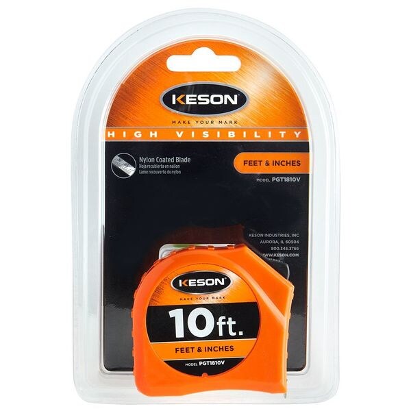 10 ft Tape Measure, 5/8 in Blade