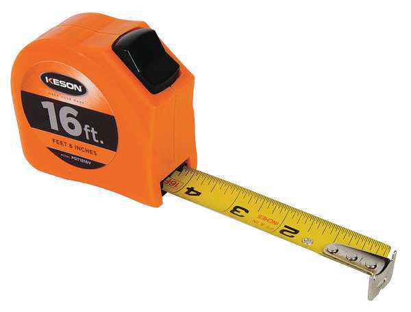16 ft Tape Measure, 1 in Blade