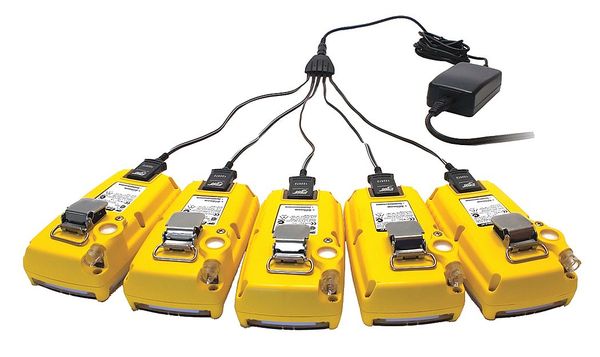 Gas Detector Battery Charger, 5 Unit, EU