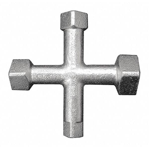 Plug Wrench, Countersunk, 4 Way