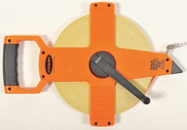 200 ft Tape Measure, 1/2 in Blade