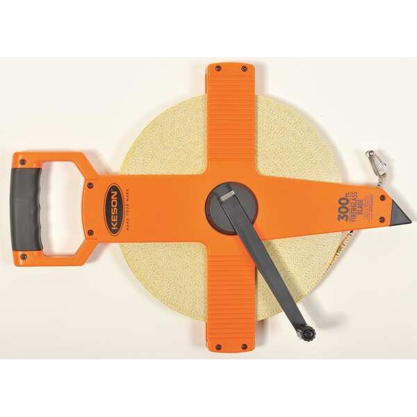 300 ft Tape Measure, 1/2 in Blade