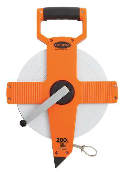 200 ft Tape Measure, 3/8 in Blade