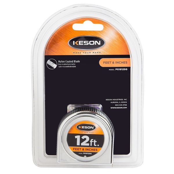 12 ft Tape Measures, 5/8 in Blade