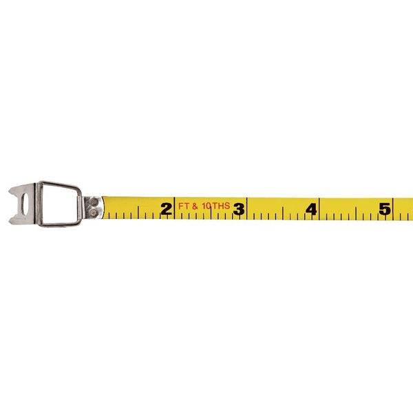 50 ft Engineer's Tape Measure, 3/8 in Blade