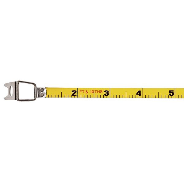 100 ft Engineer's Tape Measure, 3/8 in Blade