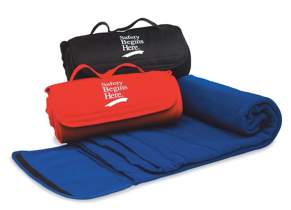 Blanket, Safety Begins Here, Royal Blue
