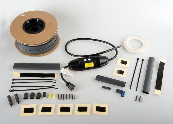 Electric Heating Cable Kit, 120VAC, 100 ft Length
