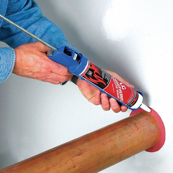 Fire Barrier Sealant, 5 gal., Red