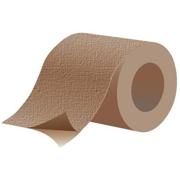 Fiberglass Fabric, 54 ft L, 6 in W, 0.01 in Thick, Acrylic Adhesive Backing, Tan