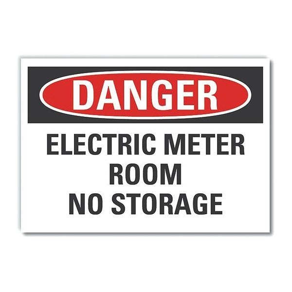 Decal Danger Electric Meter Room, 7